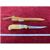 Image 3 : 1983 Swedish handmade fillet knife blade 4" leather sheath