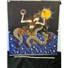 Image 1 : 1982 Indonesia original batik 35" 38" sea goddess & dragons