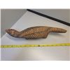 Image 2 : 1983 Australia acaciawood wood carved by aborigines stripes are burned