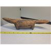 Image 3 : 1983 Australia acaciawood wood carved by aborigines stripes are burned