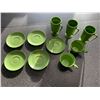 Image 1 : MAPLEX (5) SAUCERS, 2 MELMAC SHORT MUGS, 3 SILITE TALL MUGS
