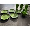 Image 2 : MAPLEX (5) SAUCERS, 2 MELMAC SHORT MUGS, 3 SILITE TALL MUGS