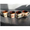 Image 3 : 4 VINTAGE BILTON STONEWARE FLORAL MUGS (ENGLAND)