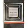 Image 1 : METAL WELCOME WALL HANGING 19" SQUARE
