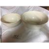 Image 1 : 383-MEDALTA BOWLS SIZES 8 AND 10,   10 HAS CRACK IN BASE