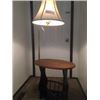 Image 1 : 401-VINTAGE OAK LAMP TABLE WITH BUILT IN MAGAZINE RACK