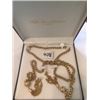 Image 1 : 408-FIFTH AVENUE 52”HEAVY GOLD CHAIN OR BELT WITH GENUINE AUSTRALIAN  CRYSTAL BALLS