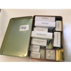 410-LOT OF 10 AVON JEWELLRY   3 BRACELETS, 3 NECKLACE EARRING SET AND 4 PAIRS EARRINGS