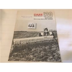 CASE SEED MASTER 120 SEEDER MANUAL