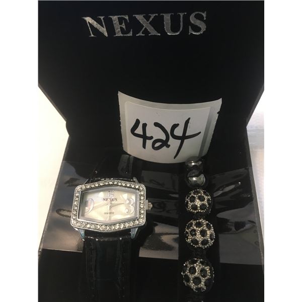 NEXUS WATCH/BRACELET SET IN ORIGINAL BOX
