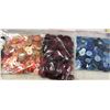 Image 4 : Bag Of Assorted Buttons + Buttons In Frame 20.5"x14"