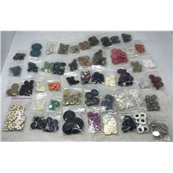 50 Packets Of Matching Buttons