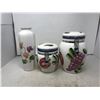 Image 1 : Large Cookie Jars + Vase
