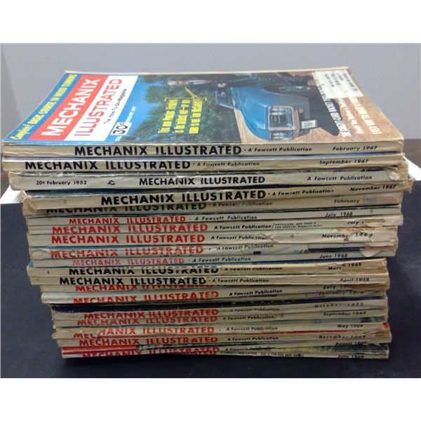 Mechanix Illustrated 1952, 1967, 1968, 1969, 1970