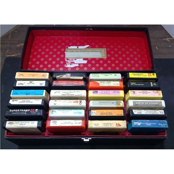 Box of 8 Track Tapes