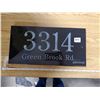 Image 1 : MARBLE WALL SIGN 16X8"