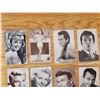Image 2 : 9 CELEBRITY STUDIO CARDS 1940'S-50'S