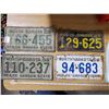 Image 1 : 4 NORTH DAKOTA LICENSE PLATES 1950'S