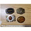 Image 1 : 4 BELT BUCKLES