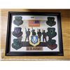 Image 1 : FRAMED MILITARY PATCHES OR BADGES