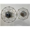 Image 1 : GOLD MIRROR SET 19 & 14"