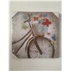 Image 1 : INDOOR / OUTDOOR BICYCLE WALL HANGING 20" SQUARE