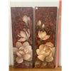 Image 1 : SET OF FLORAL PRINTS 35.5 X 11.5"
