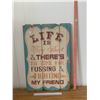 Image 1 : WOODEN LIFE IS SHORT SIGN 30X20"
