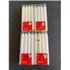 Image 1 : 4 BOXES TAPERED CANDLES