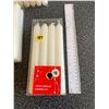 Image 2 : 4 BOXES TAPERED CANDLES