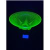 Image 1 : Uranium glass 10" diameter bowl