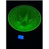Image 2 : Uranium glass 10" diameter bowl