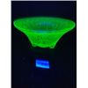Image 4 : Uranium glass 10" diameter bowl