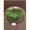 Image 5 : Uranium glass 10" diameter bowl