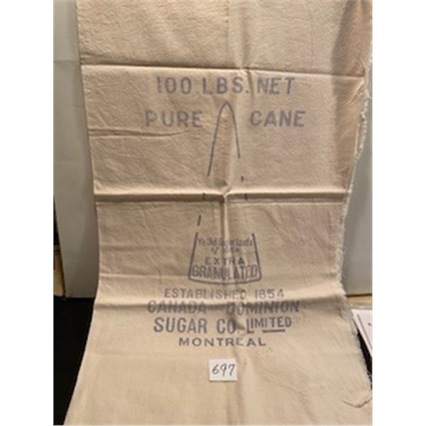 Vintage 100 lb sugar sack