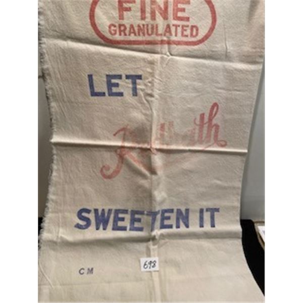 Vintage 100 lb sugar sack