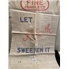 Image 1 : Vintage 100 lb sugar sack