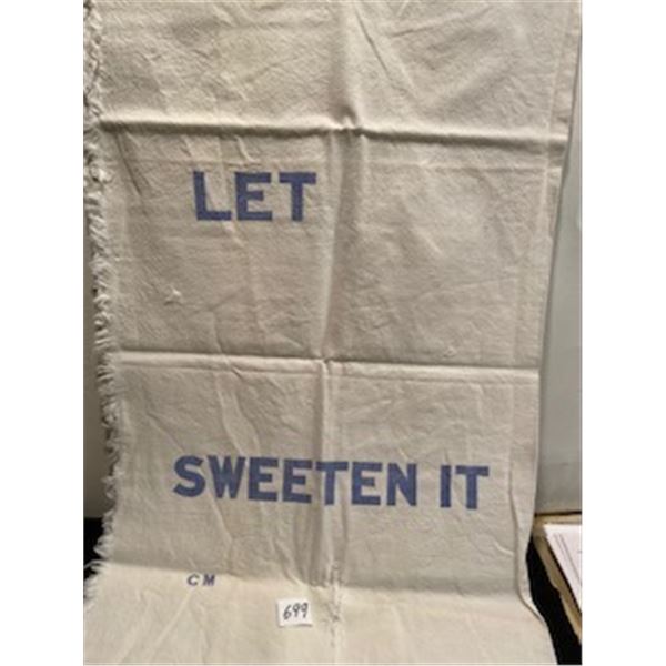 Vintage 100 lb sugar sack