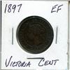 Image 1 : 1897 victoria large cent
