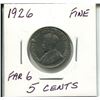 Image 1 : 1926 5 cents "far 6"