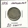 Image 1 : 1876 newfoundland 20 cents rim nicks