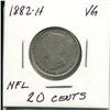 Image 1 : 1882H newfoundland 20 cents