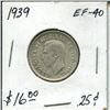 Image 1 : 1939 25 cents