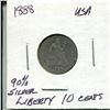 Image 1 : 1888 usa liberty 10 cents