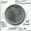 Image 1 : 1889 90% silver morgan dollar