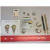 Image 2 : 2 pens, earrings (pierced and clip on) pins and a brooch