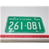 Image 1 : 1969 Sask License Plate