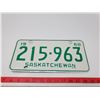 Image 1 : 1968 Sask License Plate