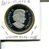 Image 2 : 2012 1 dollar .9999 silver, gold plated
