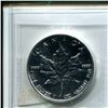 Image 2 : 1994 5 dollars .9999 silver "maple leaf" ms-66